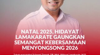 Tokoh masyarakat Sulawesi Tengah, DR. Moh. Hidayat Lamakarate, M.Si