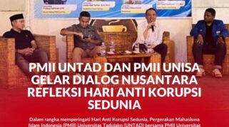Suasana Dialog interaktif Hakordia 2025 yang di gagas PMII Untad dan PMII Unisa