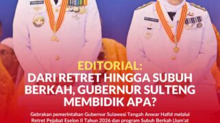 Gubernur Sulteng, Anwar Hafid dan Wakil Gubernur Sulteng, Reny A Lamadjido