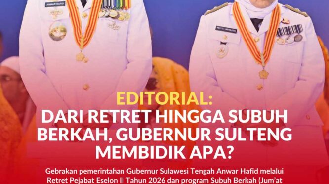 Gubernur Sulteng, Anwar Hafid dan Wakil Gubernur Sulteng, Reny A Lamadjido