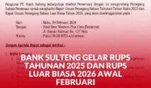 RUPS LB Bank Sulteng 2026