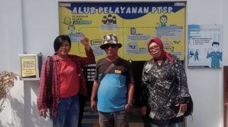 Koalisi Independent LSM saat di kantor Kejari Asahan