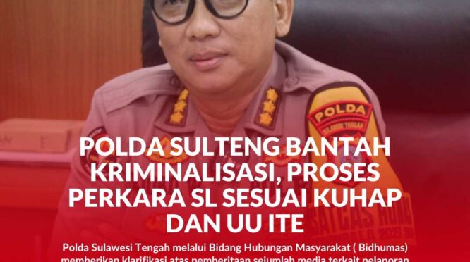 Kabid Humas Polda Sulawesi Tengah, Djoko Wienartono