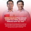 Calon Ketua Kadin Sulteng 2026-2031, Gufran Ahmad didampingi Ketua Tim Pemenangan, Hidayat Lamakarate