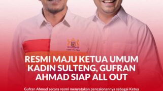 Calon Ketua Kadin Sulteng 2026-2031, Gufran Ahmad didampingi Ketua Tim Pemenangan, Hidayat Lamakarate