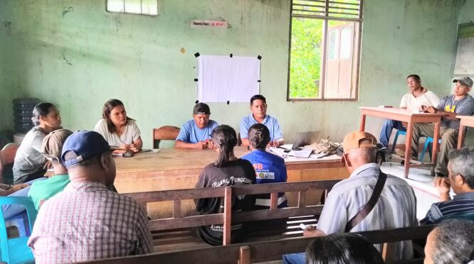 Kegiatan restrukturisasi KSB di Desa Boru (Foto: Readnews.id/Marten)