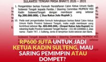 Cuplikan Pengumuman Pendaftaran Calon Ketua KADIN Sulteng.
