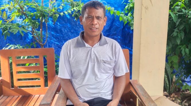 I Made Kajeng Pemodal Dapur program MBG di desa Patiwunga, kecamatan Poso Pesisir Selatan, lab. Poso, Sulteng.