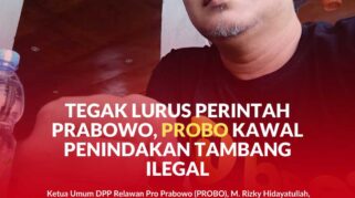 Ketua Umum DPP Relawan Pro Prabowo (PROBO), M. Rizky Hidayatullah