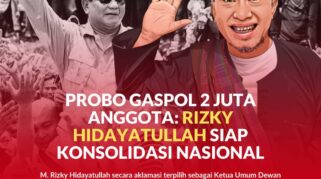 Ketua Umum DPP PROBO, M. Rizky Hidayatullah.