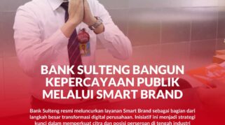 Suasana pelayanan di Bank Sulteng