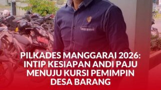 Salah satu Calon Kepala Desa Barang, Adrianus Paju