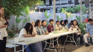 Mitra SPPG Kecamatan Lage, Dr Sartika Andi Patau, saat menyampaikan sambutan di hadapan seluruh steak holder yang hadir