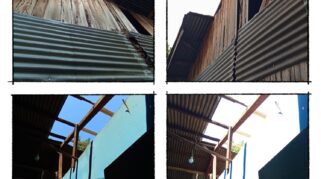 Potret kerusakan parah pada bagian atap rumah Bapak Kanisius Slamet di Kecamatan Reok, Manggarai, akibat cuaca ekstrem, Jumat (6/3)