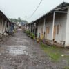 Suasana hunian sementara penyintas bencana letusan Gunung Lewotobi di Desa Konga, Kecamatan Titehena, Flores Timur