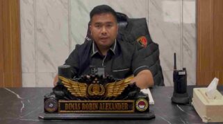 Kasat Reskrim Polres Jombang, Dimas Robin Alexander, memberikan keterangan terkait perkembangan penanganan kasus dugaan penipuan dan penggelapan KSU Al Kahfi yang saat ini masih terus berjalan sesuai prosedur hukum
