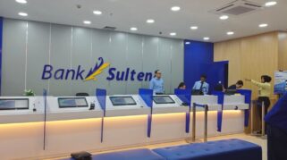 Wajah baru lobby Bank Sulteng.