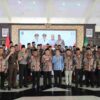 Bupati Jombang Warsubi berfoto bersama jajaran pengurus DPK APINDO Kabupaten Jombang periode 2026–2031 usai pelantikan di Pendopo Kabupaten Jombang, Kamis (4/6/2026).