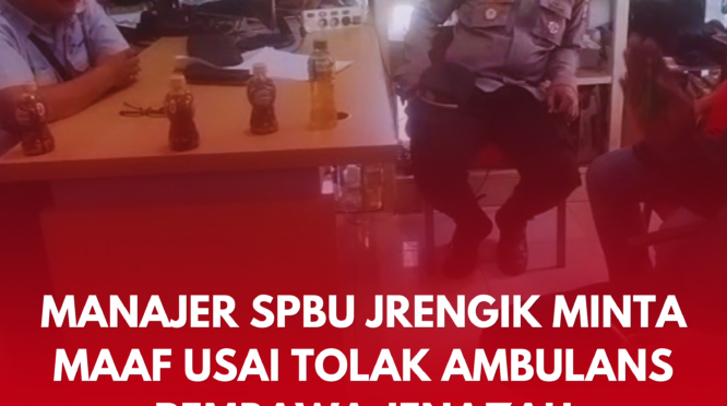 MADAS SEDARAH bersama Masyarakat Jrengik saat mendatangi SPBU dan ditemui oleh pihak penanggung jawab.