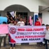 Gerakan Mahasiswa dan Pemuda Peduli Reformasi (GEMPPAR) Bawa Spanduk Bertuliskan Mosi Tidak Percaya Terhadap Kadis Perhubungan Kabupaten Asahan