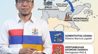 Katua Umum KADIN Sulawesi Tengah, Gufran Ahmad.