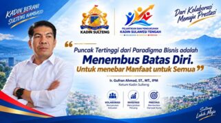 Ketua Umum Kadin Sulteng, Gufran Ahmad.