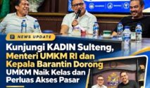 Suasana keseruan di sharing Pengurus KADIN Sulteng bersama Kepala Barantin, Abdul Kadir Karding dan Menteri UMKM RI, Maman Abdurahman.