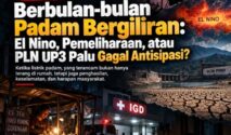 Editorial Redaksi Readnews.id Edisi 30/10/2026. Dengan Judul, Berbulan-bulan Pemadaman Listrik Bergilir, PLN UP3 Palu Gagal Antisipasi?.