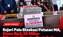 Kejari Palu Pengembalian Barang Bukti kepada Bank Sulteng